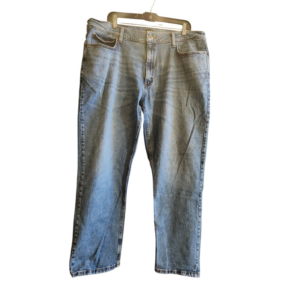 Lee Relaxed Fit Blue Jeans Mens 40x30 Blue Denim Good Americana Workwear Pants